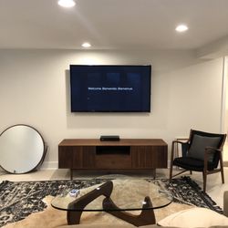 65"tv mounted