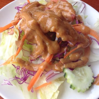 Frankly Thai - Salad that comes with lunch special! - Thai Near Me - Franklin Square, New York