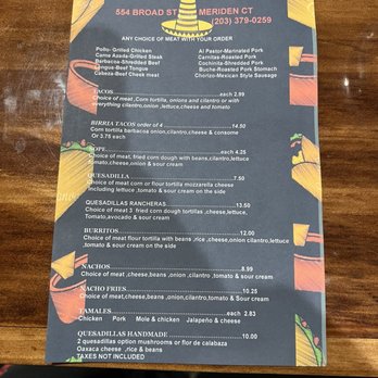 Tacos Mi Nacho - Menu - Mexican Near Me - Meriden, Connecticut Tacos Mi Nacho - Menu - Mexican Near Me - Meriden, Connecticut