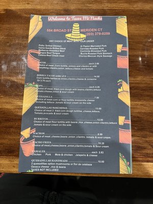 Menu photo 1 Tacos Mi Nacho Meriden, CT Menu photo 1 Tacos Mi Nacho Meriden, CT