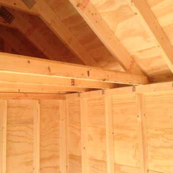 Reeds Ferry Sheds - Inside frame and view of the loft - Sheds & Outdoor Storage Near Me - Hudson, New Hampshire