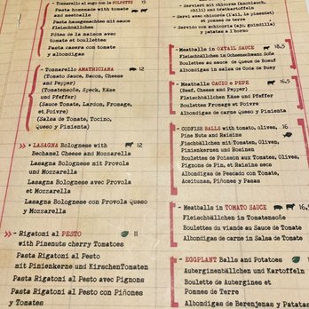 Tonnarello - Menu - Desserts Near Me - Rome, RM Tonnarello - Menu - Desserts Near Me - Rome, RM
