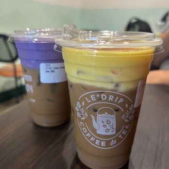 Le'Drip Coffee And Tea - egg coffee, ube cheese foam coffee - Coffee & Tea Near Me - Houston, Texas