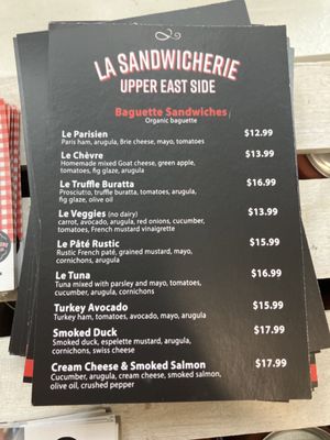 La sandwicherie upper east side by null
