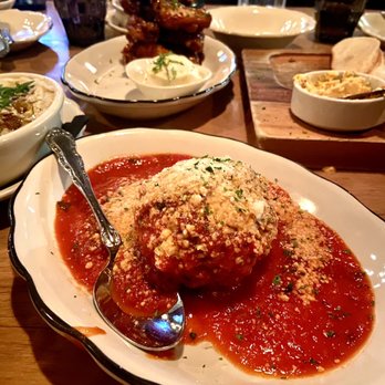 The VIG Chicago - Mozzarella stuffed meatball (tasty!) - American Near Me - Chicago, Illinois The VIG Chicago - Mozzarella stuffed meatball (tasty!) - American Near Me - Chicago, Illinois
