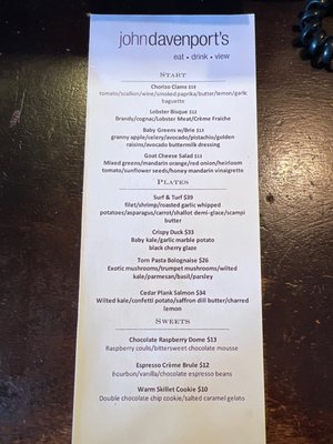 Menu photo 1 John Davenport's New Haven, CT Menu photo 1 John Davenport's New Haven, CT