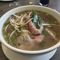 Rare beef pho