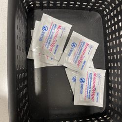 Orlando Health Medical Pavilion - Wipes to use before your mammogram.