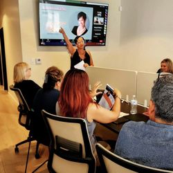Keller Williams Covina - August Team Meeting with our fabulous Title Rep, Gloria Kessell!