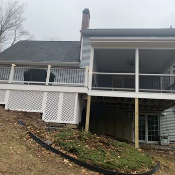 All Decked Out - a view of the back of a house - General Contractors Near Me - Shelton, Connecticut