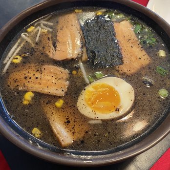 Snow Man Ramen - Black garlic tonkatsu - Ramen Near Me - Chico, California Snow Man Ramen - Black garlic tonkatsu - Ramen Near Me - Chico, California