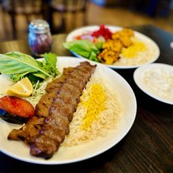 Dream Kabob - Beef Barg (Filet Mignon Steak) and Chicken Kabob