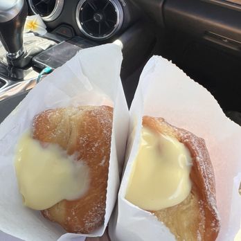 Tex Drive In - Banana malasada - Fast Food Near Me - Honokaa, Hawaii