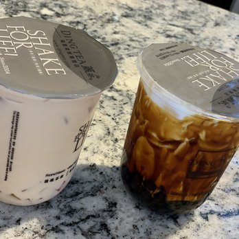 Ding Tea - Early grey with rainbow jelly and Brown Sugar latte - Bubble Tea Near Me - Sacramento, California Ding Tea - Early grey with rainbow jelly and Brown Sugar latte - Bubble Tea Near Me - Sacramento, California