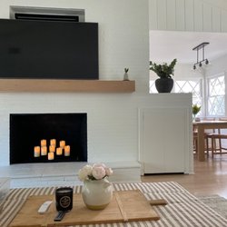 Bob The Handyman - Custom fireplace mantal done by Bob