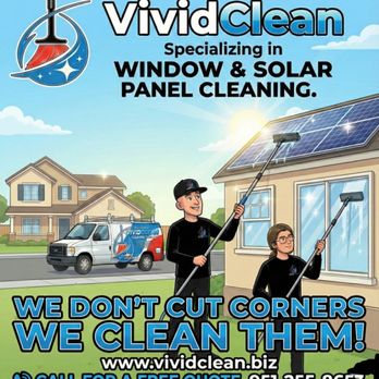 VividClean Janitorial - Window Washing Near Me - Riverside, California