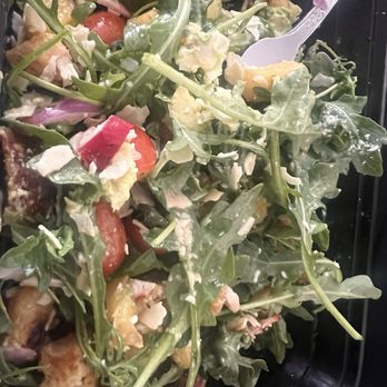 Honey Haven - Haven Salad (already dug into) - Coffee & Tea Near Me - San Diego, California Honey Haven - Haven Salad (already dug into) - Coffee & Tea Near Me - San Diego, California
