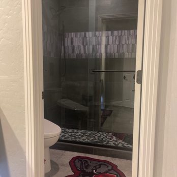Floor & Decor - Basement shower, flooring and shower designed by Miphaella - Home Decor Near Me - Tolleson, Arizona
