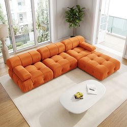 Multi Market World - Solid Wood Frame Sectional Sofa