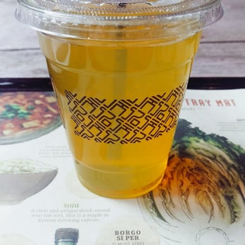 Kimchee To Go - Mango aloe vera cold tea drink - Korean Near Me - London, XGL Kimchee To Go - Mango aloe vera cold tea drink - Korean Near Me - London, XGL