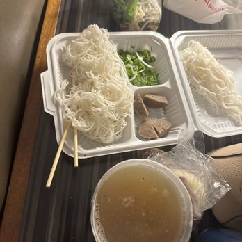 Nho Kitchen - We received our Pho and they didn't even provide a bowl. I called the restaurant and they said they do not provide bowls. - Vietnamese Near Me - Fresno, California