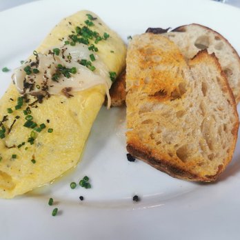 Maple & Ash - Truffle Omelette with sourdough toast - Steakhouses Near Me - Scottsdale, Arizona