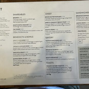 Root'd Cafe - Menu - New American Near Me - Cottonwood Heights, Utah Root'd Cafe - Menu - New American Near Me - Cottonwood Heights, Utah