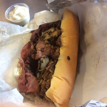 Chaps Pit Beef - The Raven before I smothered it in tiger sauce - Barbeque Near Me - Baltimore, Maryland Chaps Pit Beef - The Raven before I smothered it in tiger sauce - Barbeque Near Me - Baltimore, Maryland
