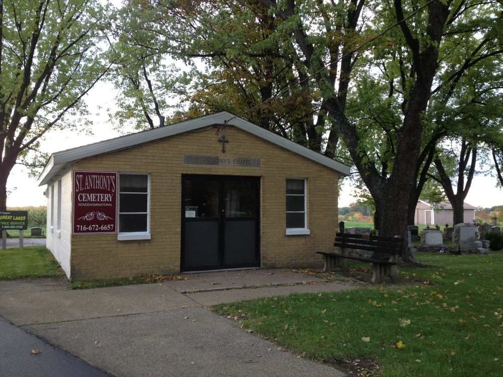 ST ANTHONY’S CEMETERY 9825 Farel Rd, Fredonia, New York Funeral