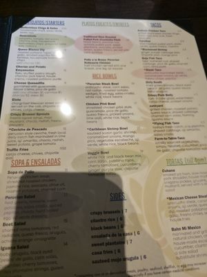 Menu photo 1 Flying Iguana Neptune Beach, FL