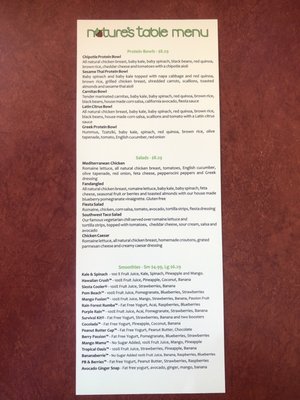 Menu photo 7 Nature's Table Suntree Melbourne, FL Menu photo 7 Nature's Table Suntree Melbourne, FL