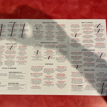 Joy Luck Restaurant - This is the menu as of June 2021. The slashes can NOT be made gluten free. The rest is gluten free! - Chinese Near Me - Sandy, Utah