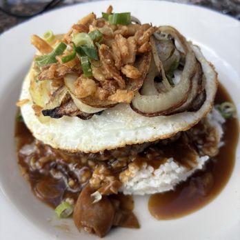Billfish Poolside Bar & Grille - Loco moco. Pretty good even though the eggs were over cooked. - Bars Near Me - Kailua-kona, Hawaii Billfish Poolside Bar & Grille - Loco moco. Pretty good even though the eggs were over cooked. - Bars Near Me - Kailua-kona, Hawaii
