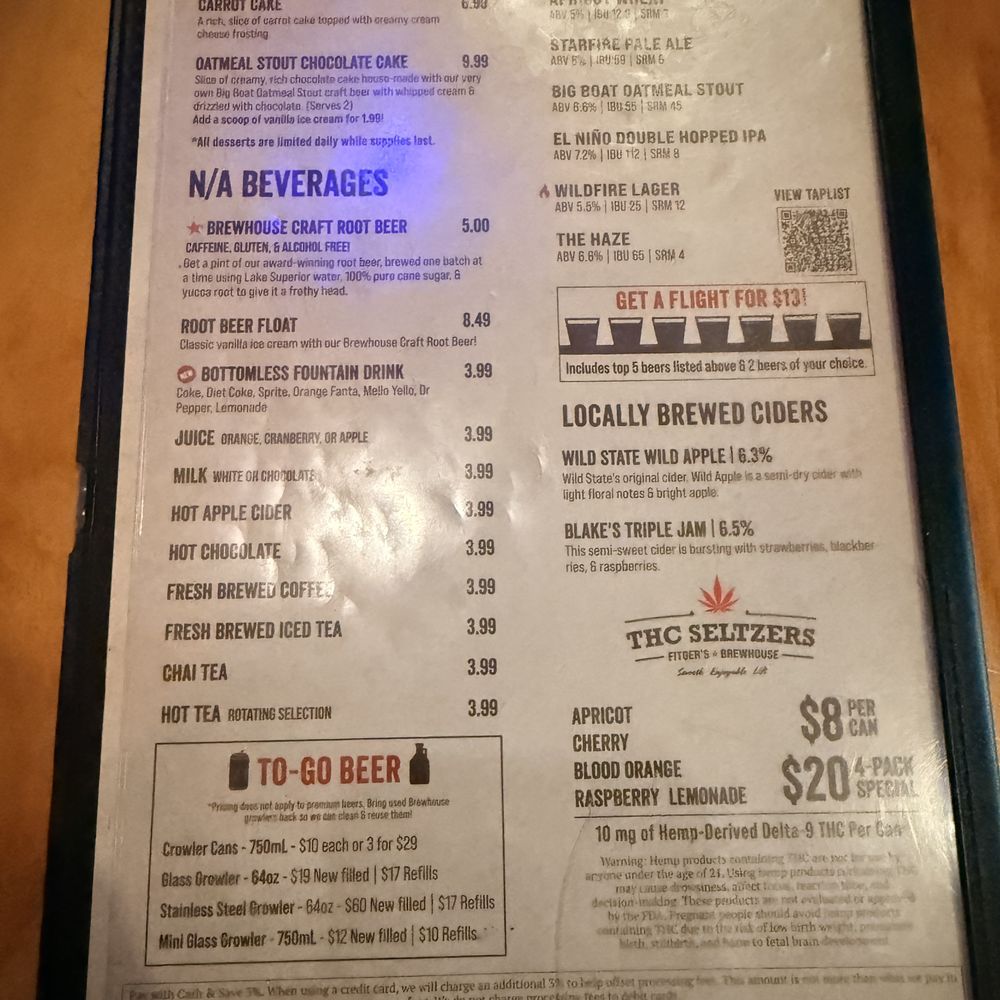 Fitger's Brewhouse Brewery and Grille - menu - Brewpubs Near Me - Duluth, Minnesota Fitger's Brewhouse Brewery and Grille - menu - Brewpubs Near Me - Duluth, Minnesota