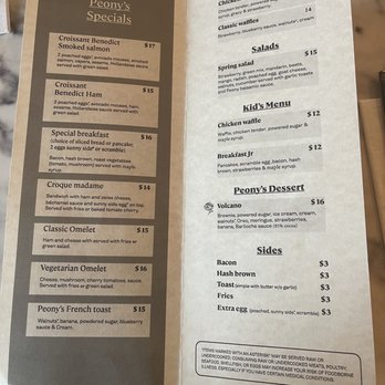 Brunch at Peony - Menu - Breakfast & Brunch Near Me - Suwanee, Georgia Brunch at Peony - Menu - Breakfast & Brunch Near Me - Suwanee, Georgia