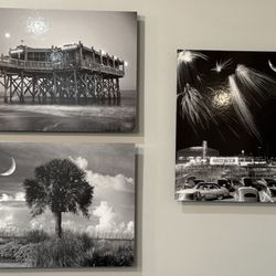 Bojangles - Wall photos of old Myrtle Beach