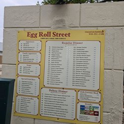 Egg Roll Street - Menu
