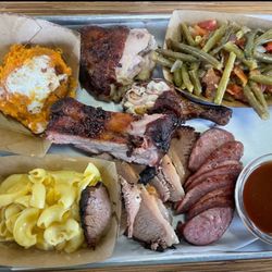 Wild West BBQ - 2 Lbs. Ribs with creamy mac and scrumptious sweet potato