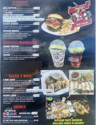 Menu photo 2 Juanito’s Grill Express West Columbia, TX