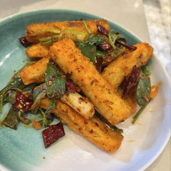 Peter Chang - Spicy Dry Fried Eggplant - Dim Sum Near Me - Herndon, Virginia