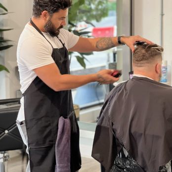 Mane & Company - Joe giving one of his precision, men's cuts - Skin Care Near Me - San Antonio, Texas Mane & Company - Joe giving one of his precision, men's cuts - Skin Care Near Me - San Antonio, Texas