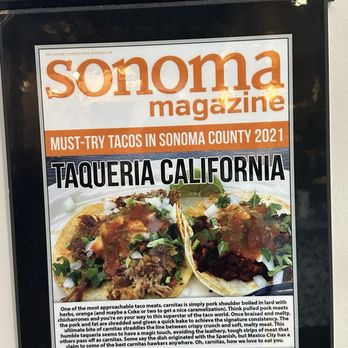Taqueria California - Windsor - Accolades - Mexican Near Me - Windsor, California Taqueria California - Windsor - Accolades - Mexican Near Me - Windsor, California