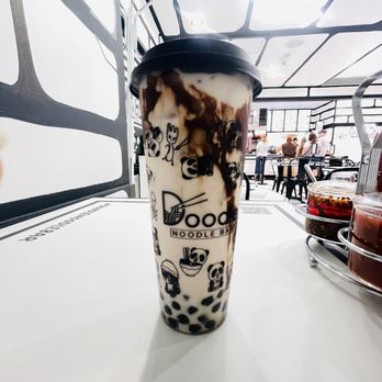 Doodle Noodle Bar - Cookies and cream milk tea with boba - Ramen Near Me - Tampa, Florida Doodle Noodle Bar - Cookies and cream milk tea with boba - Ramen Near Me - Tampa, Florida