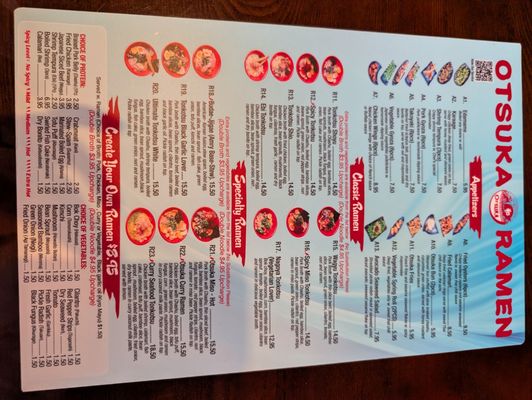 Menu photo 1 Otsuka Ramen Tampa, FL Menu photo 1 Otsuka Ramen Tampa, FL