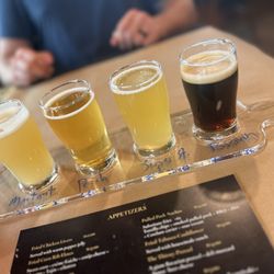 Blackened Brew - Beer flight from deadbeat brewing