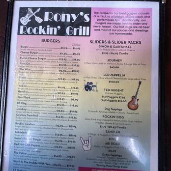 Rony's Rockin' Grill - American Near Me - Bergenfield, New Jersey Rony's Rockin' Grill - American Near Me - Bergenfield, New Jersey