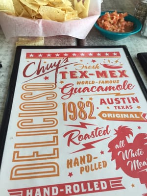Menu photo 7 Chuy's Fort Worth, TX