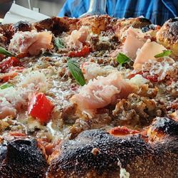 Pizza Althea - Sausage and Peppers pizza! So delicious!!