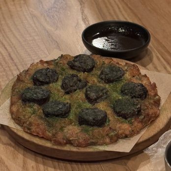 San Ho Won - Blood sausage and green onion pancake - Korean Near Me - San Francisco, California San Ho Won - Blood sausage and green onion pancake - Korean Near Me - San Francisco, California