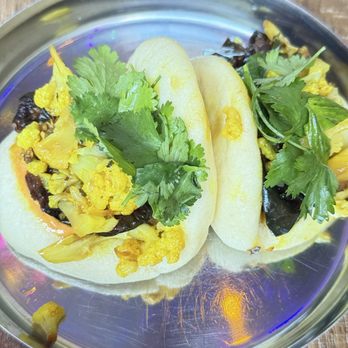 Superkhana International - Eggplant bao - flava party - Indian Near Me - Chicago, Illinois Superkhana International - Eggplant bao - flava party - Indian Near Me - Chicago, Illinois
